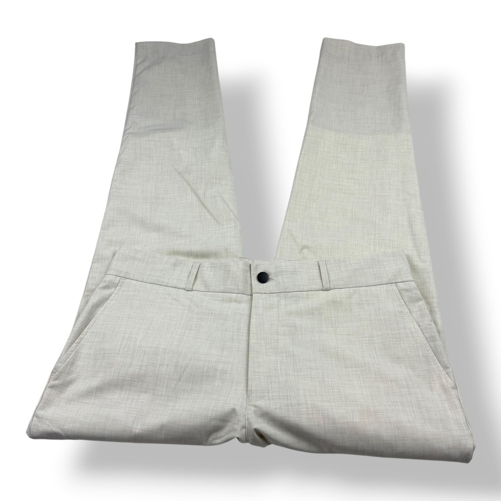 State and Liberty Mens Athletic Fit Chino Pants Gray Stretch 33x31 ED2241